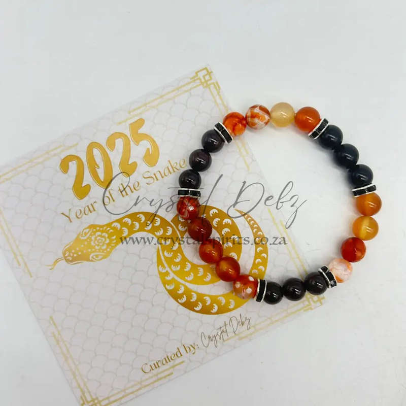 Tiger Zodiac - Courage And Inner  Crystal Gemstone Bracelet