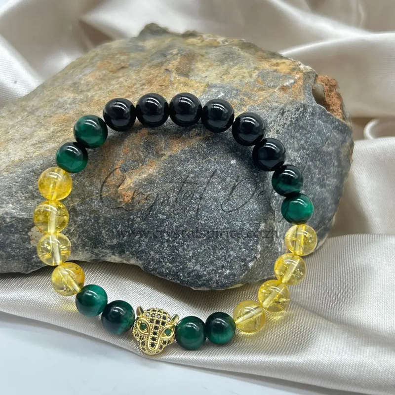 Tiger Zodiac- Personal Power and Fortitude Crystal Gemstone Bracelet
