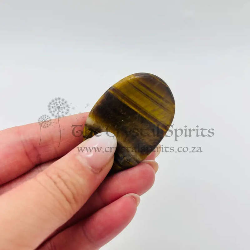 Tigers Eye Crystal Worry Stone