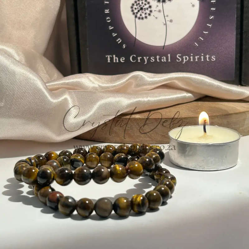 Tigers Eye Genuine Gemstone Bracelet