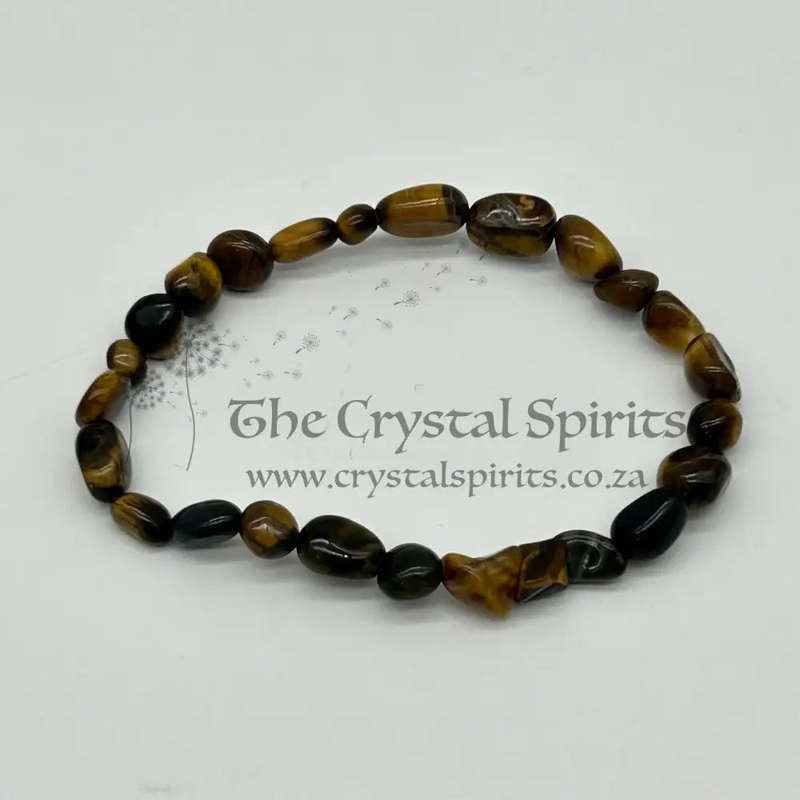 Tiger's Eye Nugget Crystal Bracelet