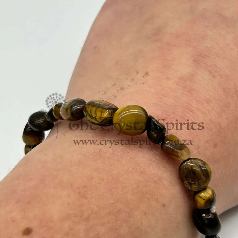 Tiger's Eye Nugget Crystal Bracelet