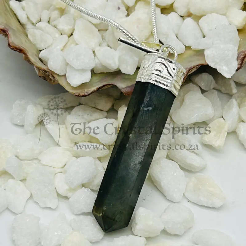 Transformation And Inner Wisdom Labradorite Crystal Pendant From India