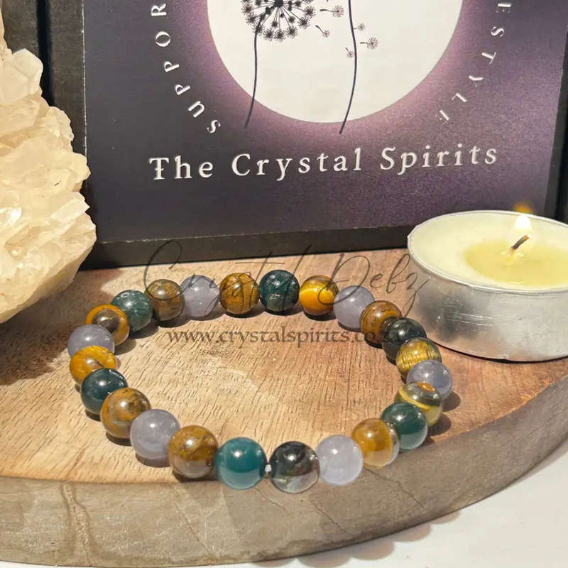 Triple Career Gemstone Bracelet
