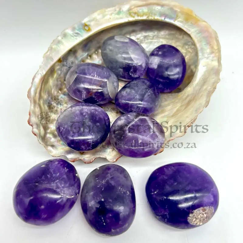 Tumbled Amethyst Crystal Orbs