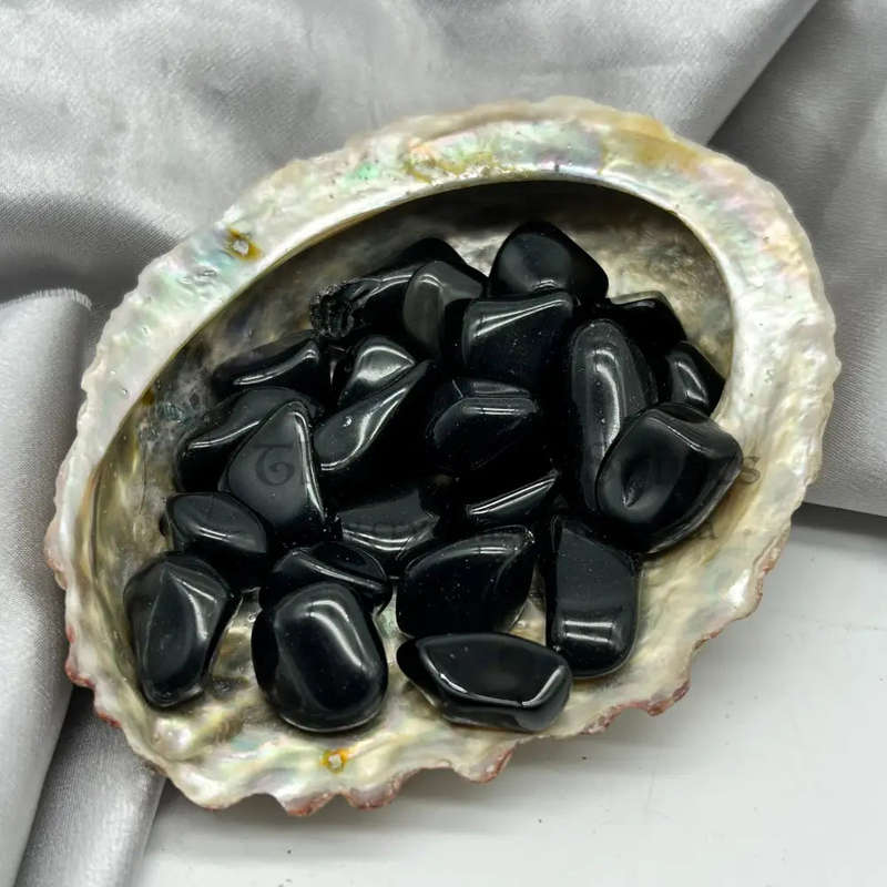 Tumbled Apache Tear Gemstone