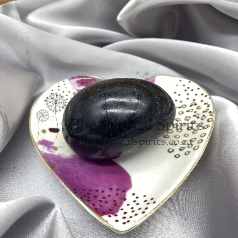 Tumbled Black Tourmaline Palm Piece