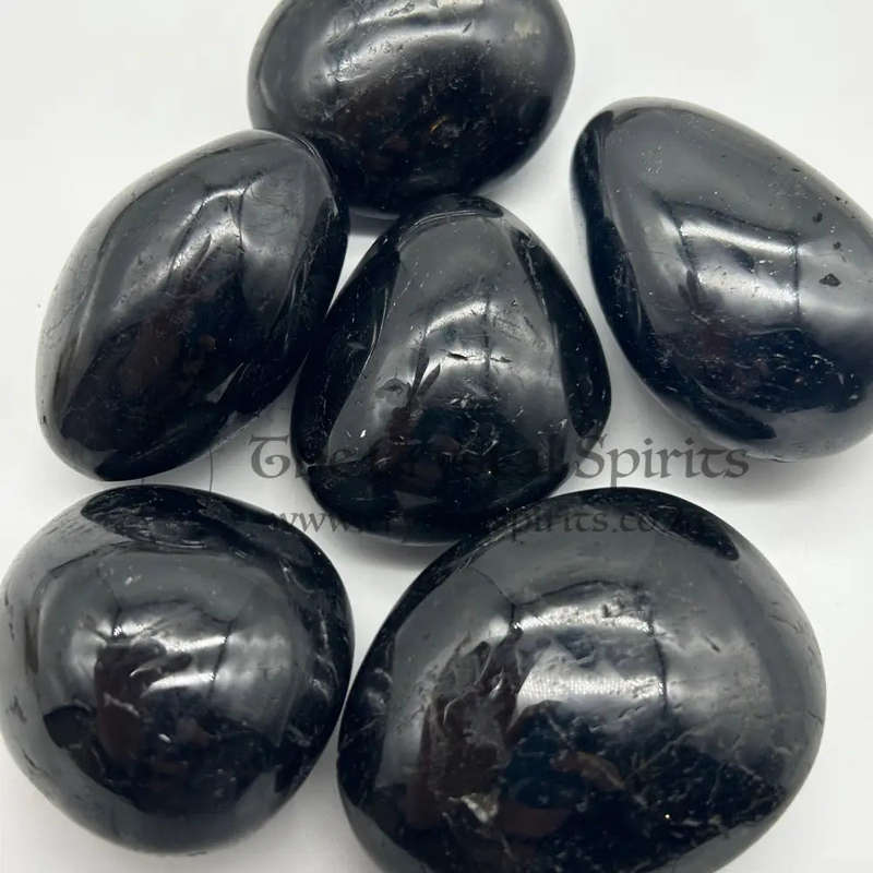 Tumbled Black Tourmaline Palm Piece