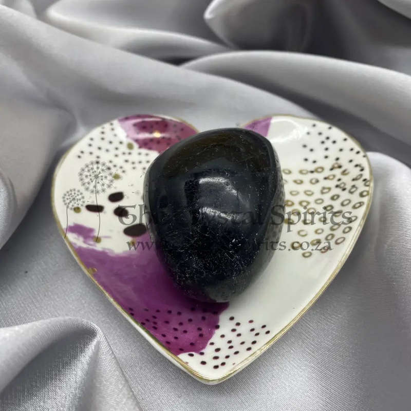 Tumbled Black Tourmaline Palm Piece