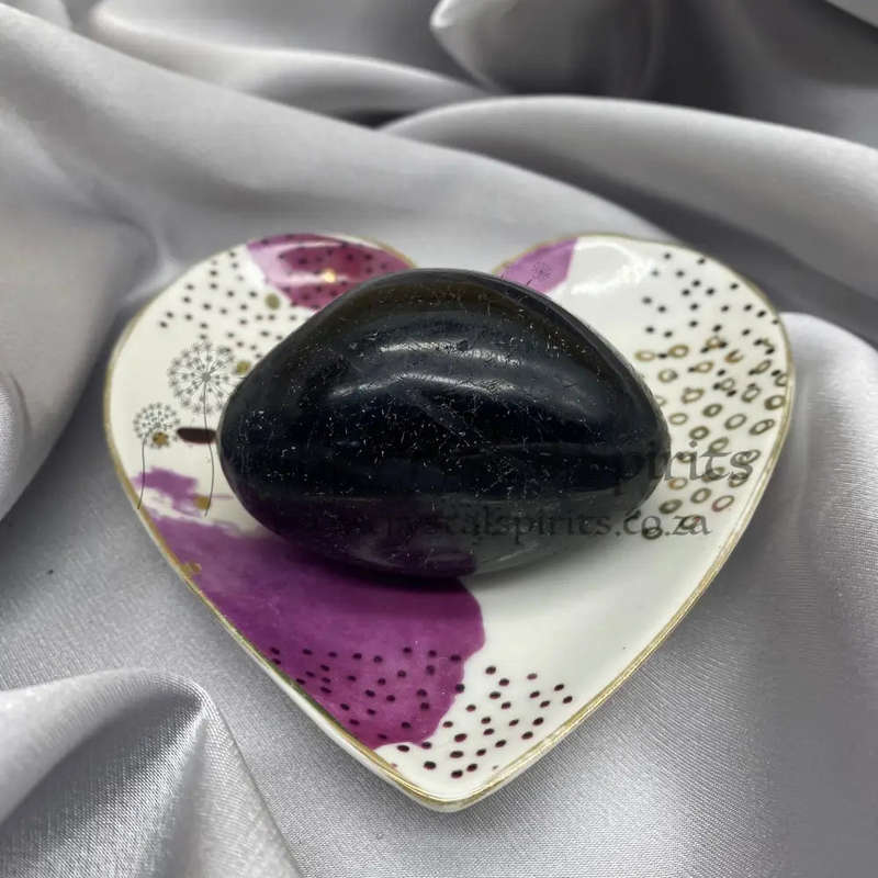Tumbled Black Tourmaline Palm Piece