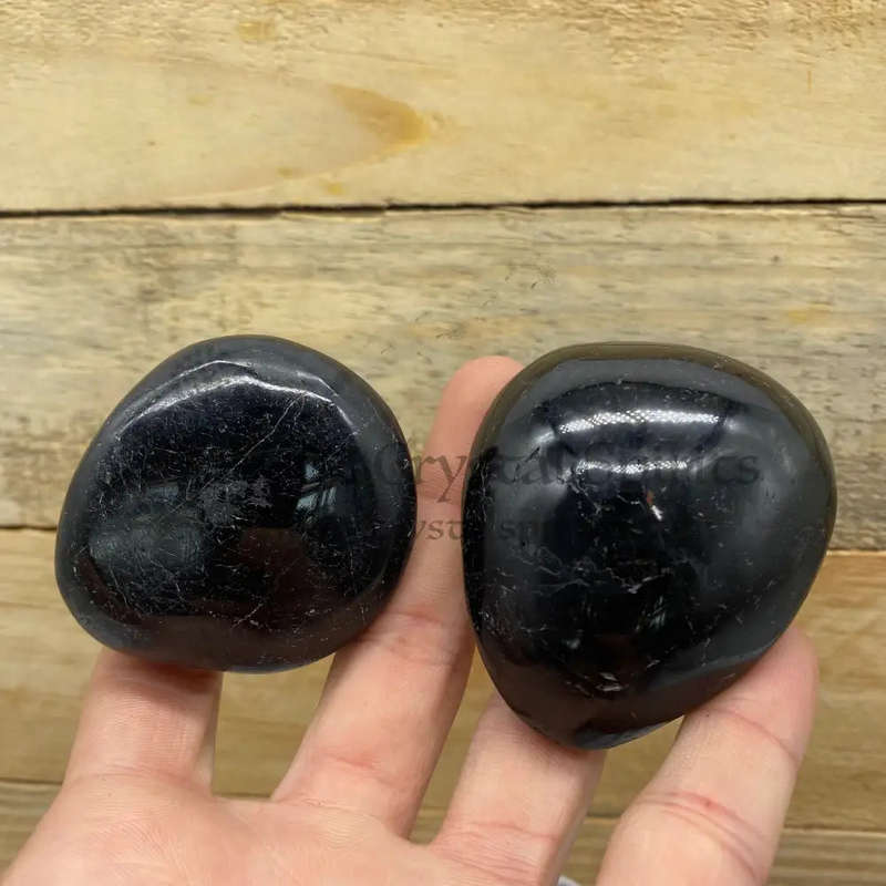 Tumbled Black Tourmaline Palm Piece