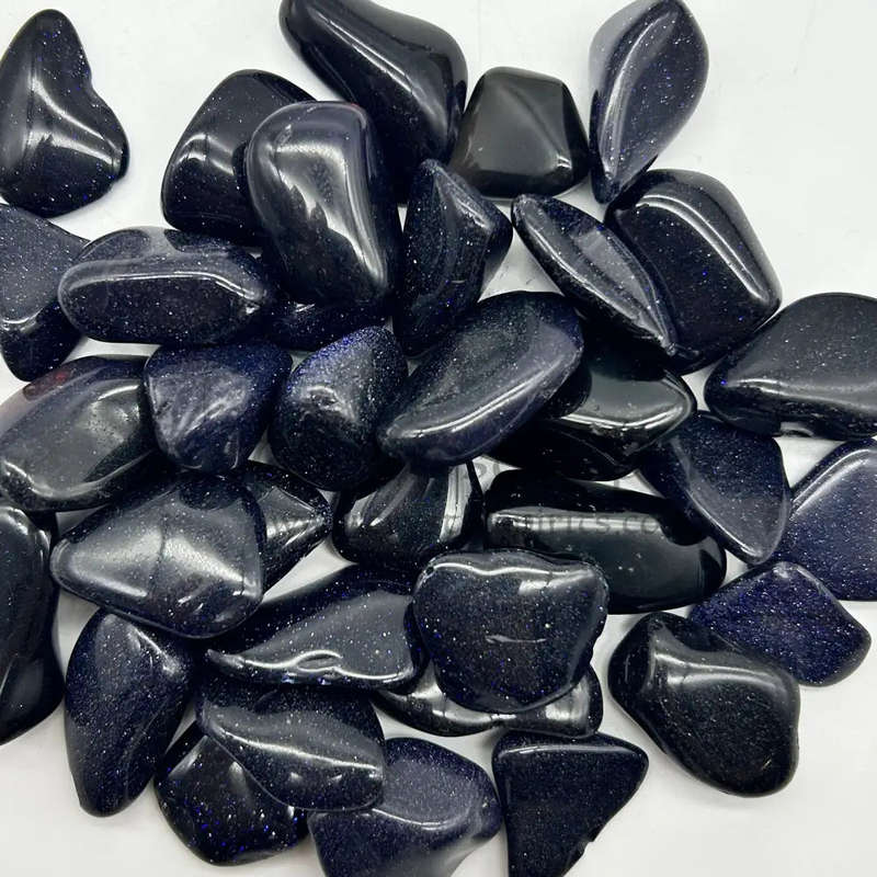 Tumbled Blue Goldstone