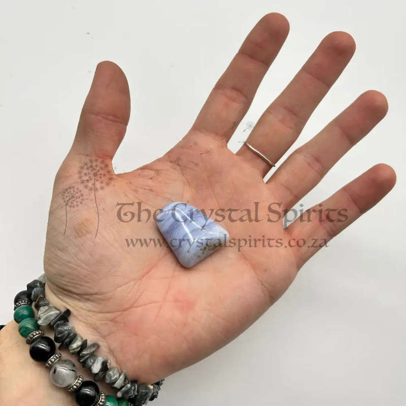 Tumbled Blue Lace Agate