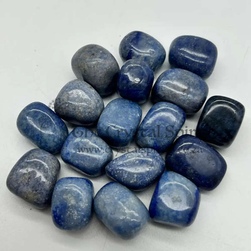 Tumbled Blue Quartz