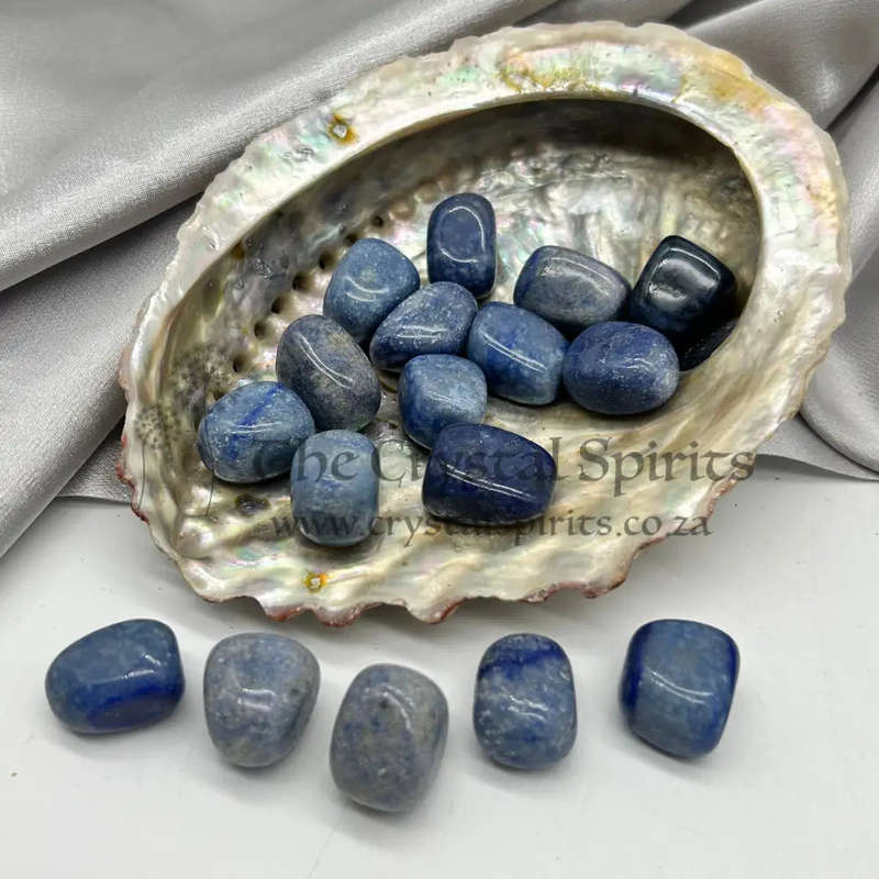 Tumbled Blue Quartz