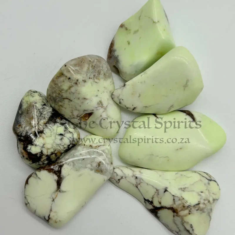 Tumbled Citron Chrysoprase