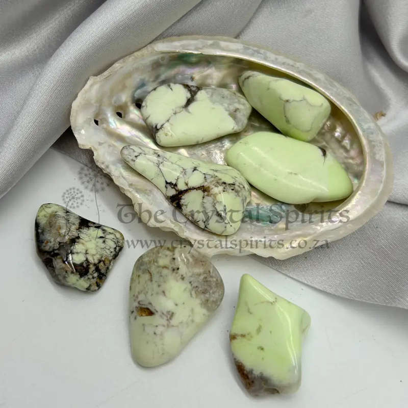 Tumbled Citron Chrysoprase