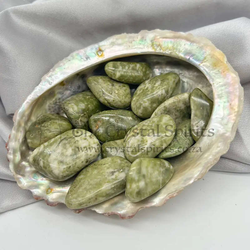 Tumbled Epidote