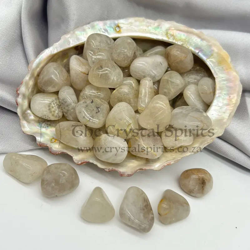 Tumbled Golden Rutile Quartz