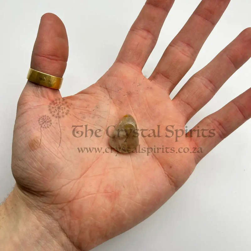 Tumbled Golden Rutile Quartz