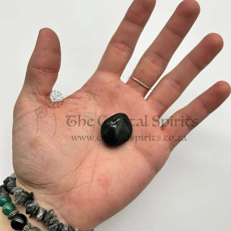 Tumbled Green Goldstone