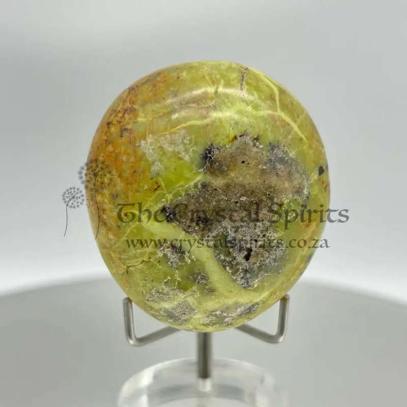 Tumbled Opal Crystal Palm Stone