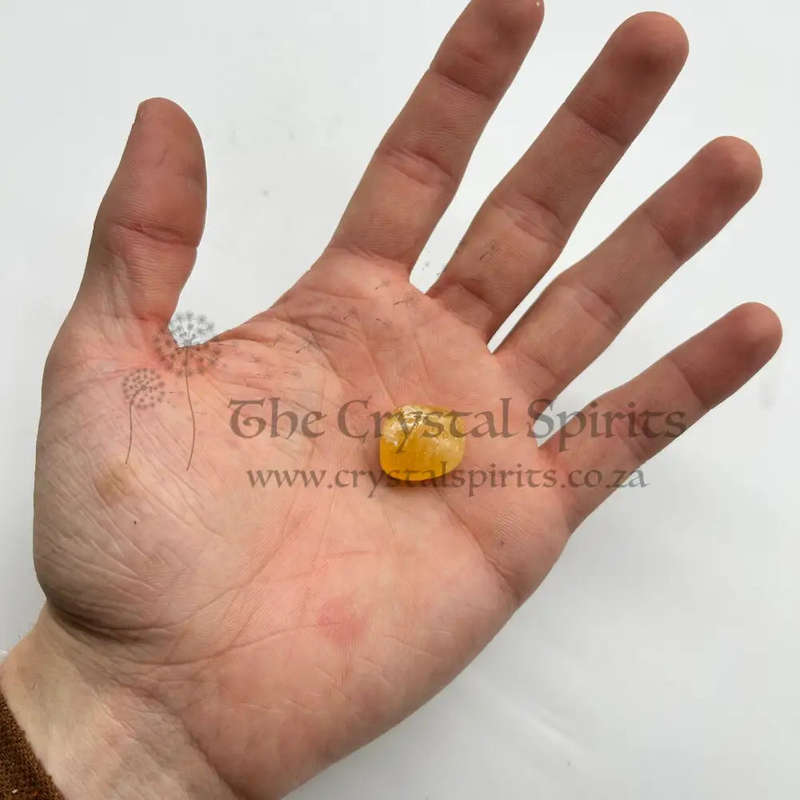 Tumbled Orange Calcite