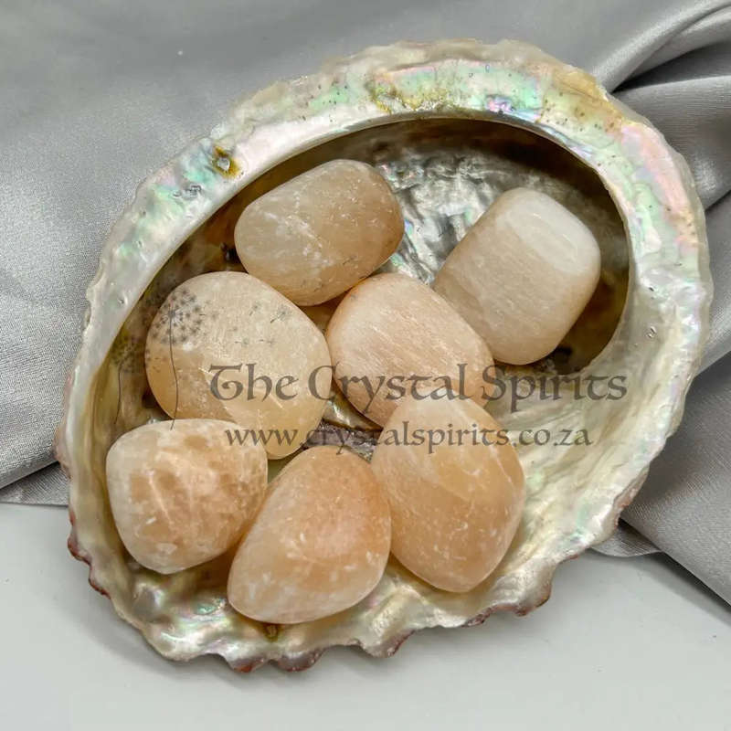 Tumbled Peach Selenite