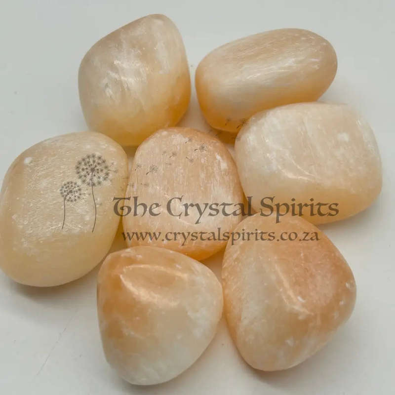Tumbled Peach Selenite