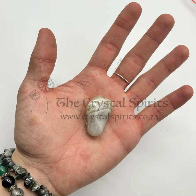 Tumbled Prasiolite (Green Amethyst) Stone