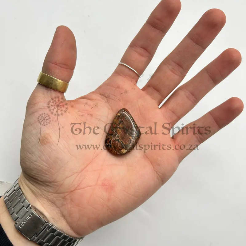 Tumbled Red Brecciated Jasper for Mental Clarity
