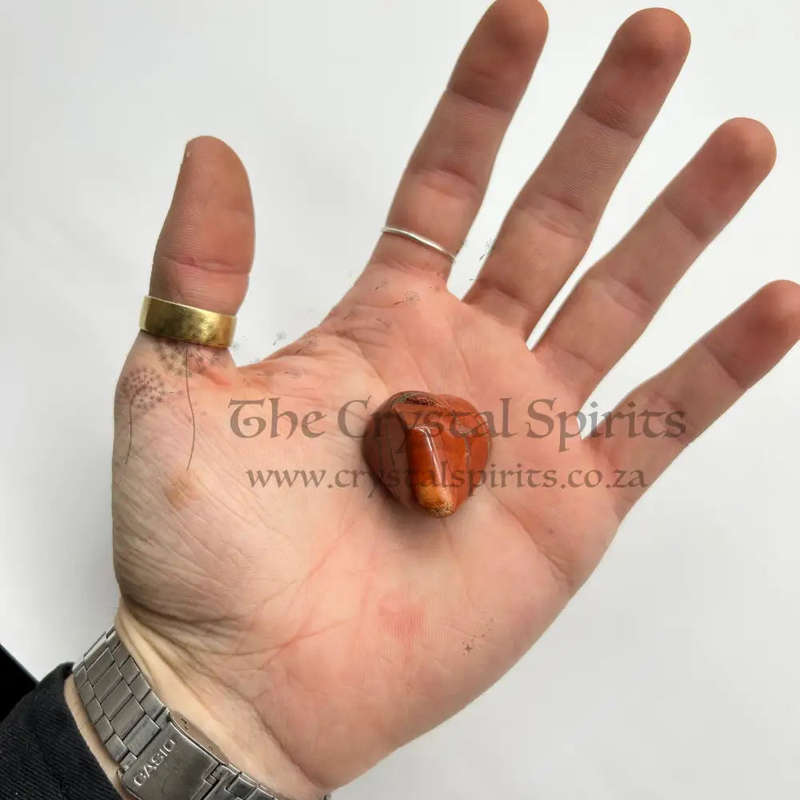 Tumbled Red Jasper for Self Confidence