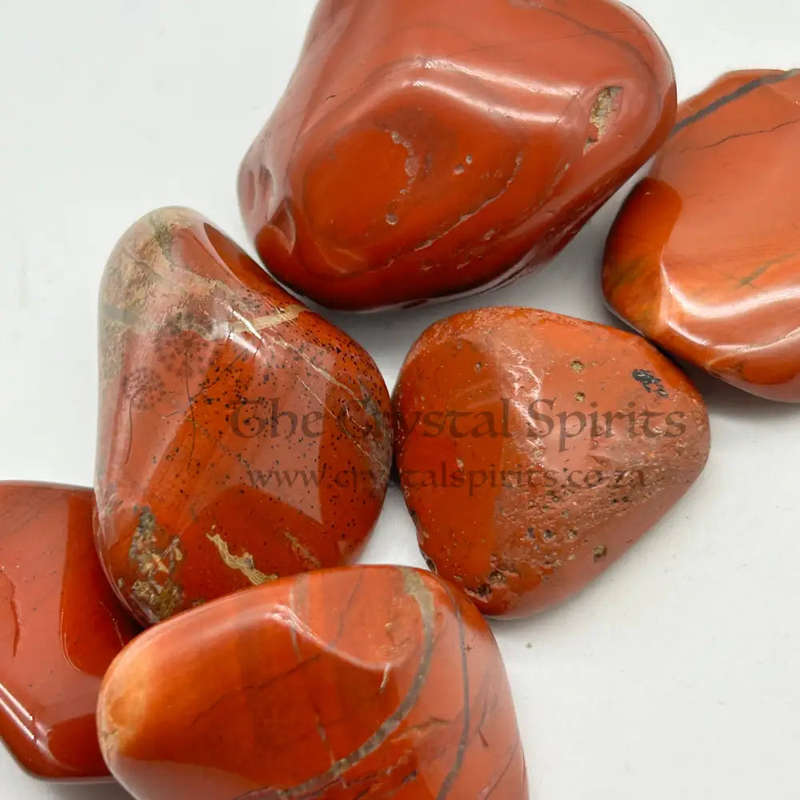 Tumbled Red Jasper for Self Confidence