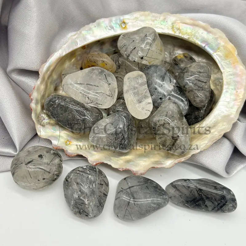 Tumbled Rutile Quartz