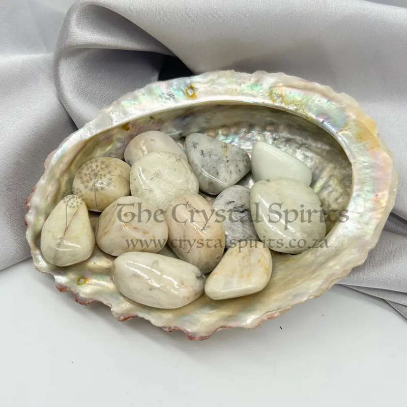 Tumbled Scolecite