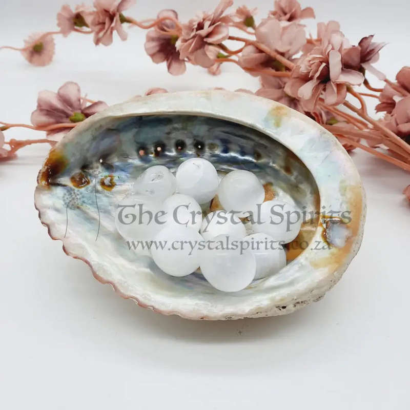 Tumbled Selenite Pearl