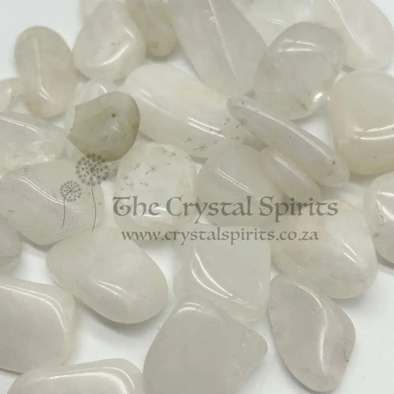 Tumbled Snow Quartz