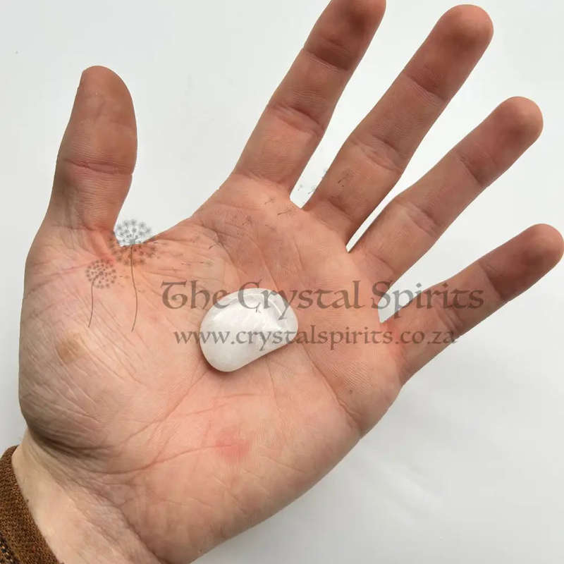 Tumbled Snow Quartz