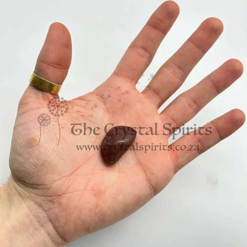 Tumbled Strawberry Aventurine