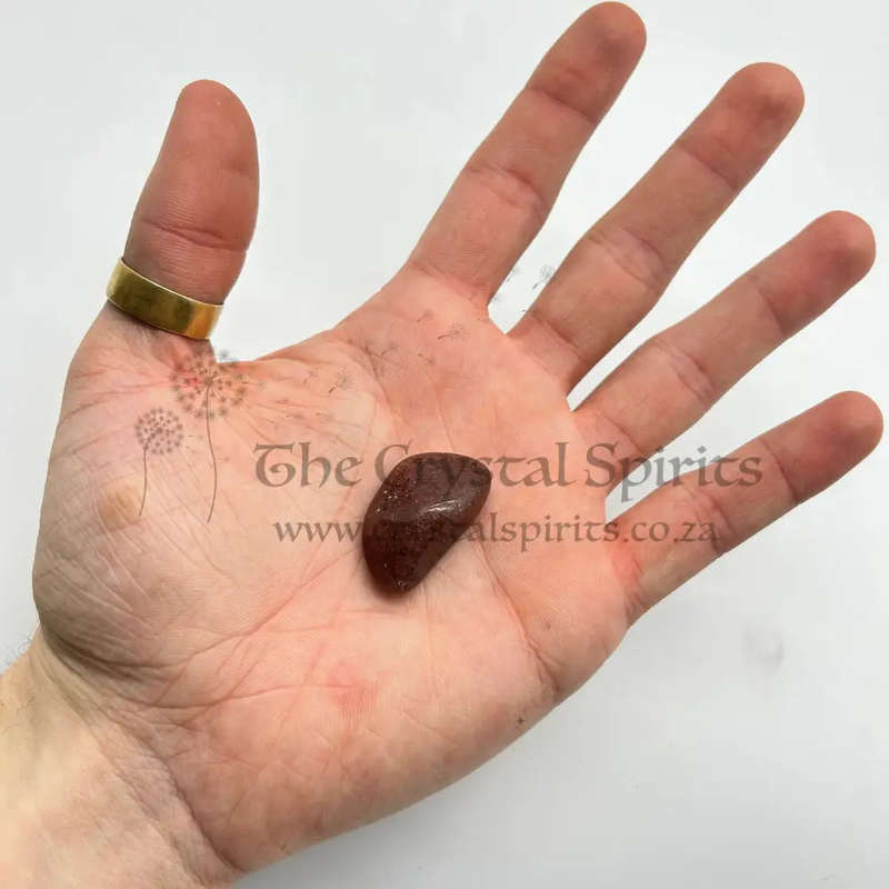 Tumbled Strawberry Aventurine