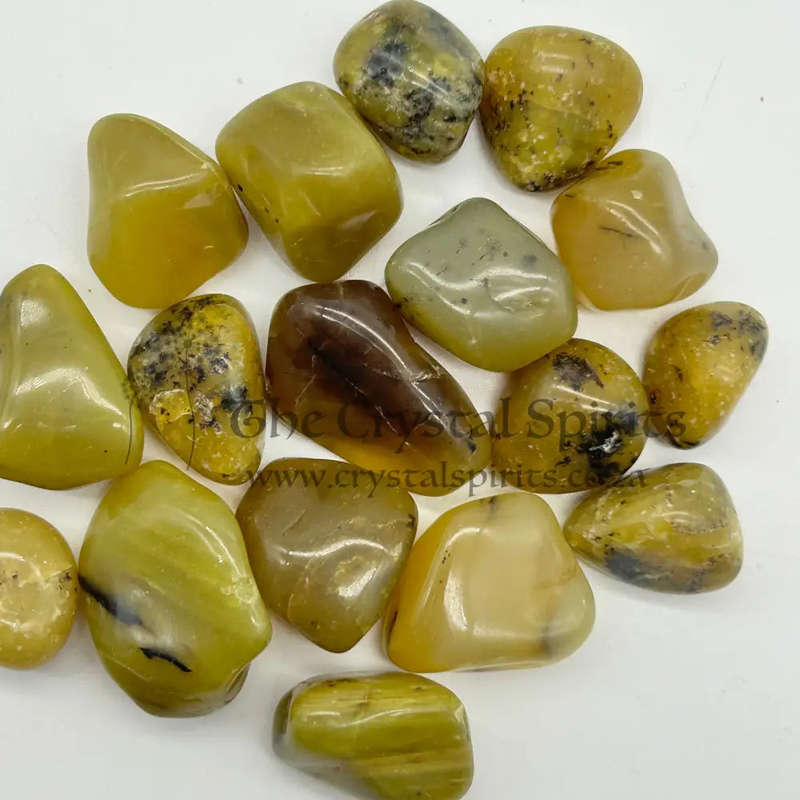 Tumbled Yellow Opal