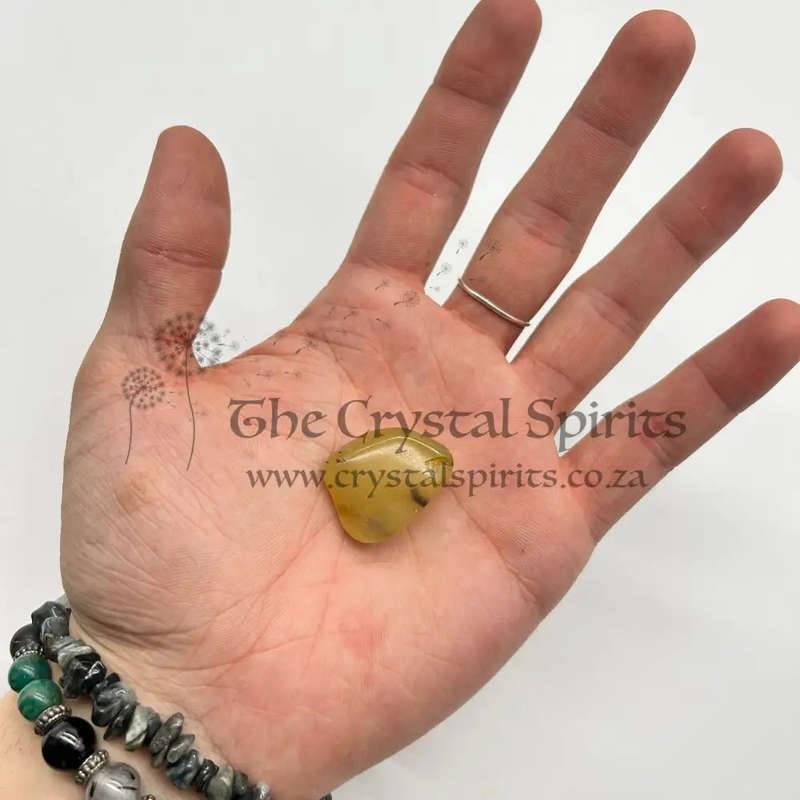 Tumbled Yellow Opal