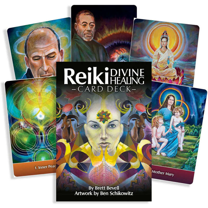 Reiki Divine Healing Oracle Card Deck by Brett Bevell