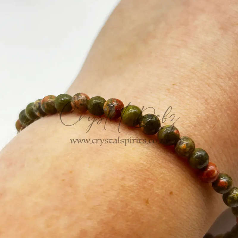 Unakite Crystal Bracelet