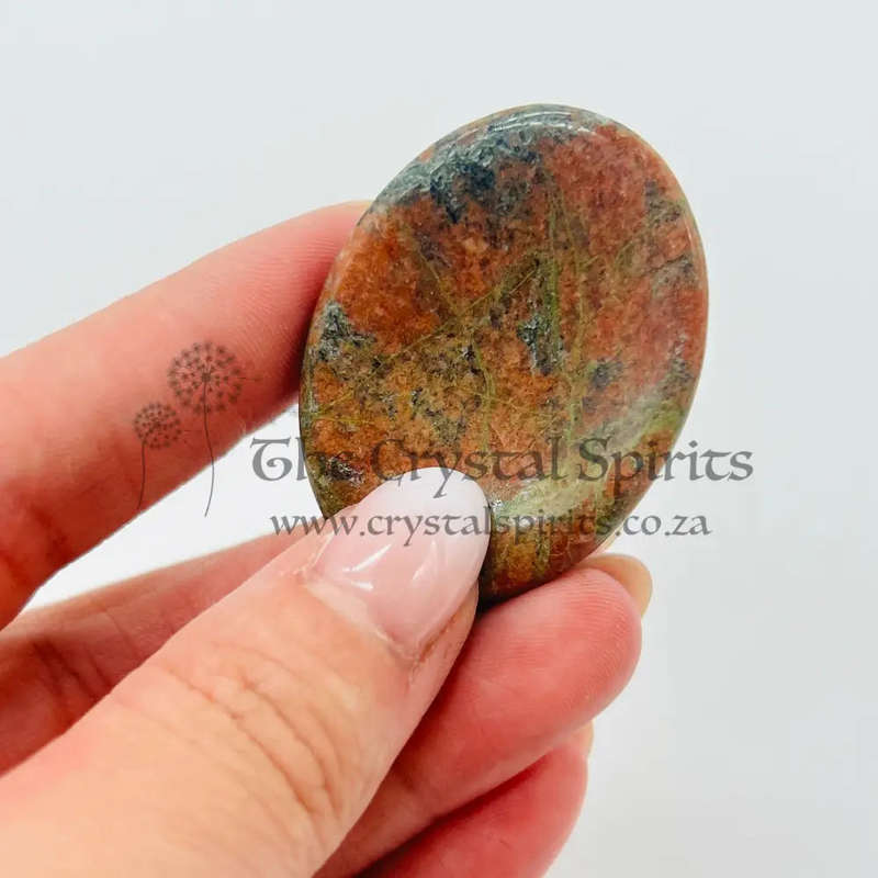 Unakite Crystal Worry Stone