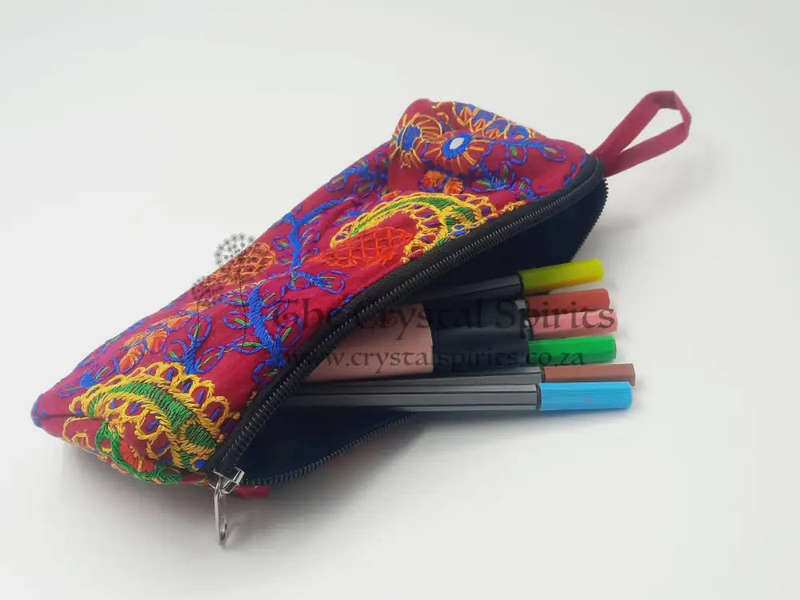 Velvet Pencil Bag - Black