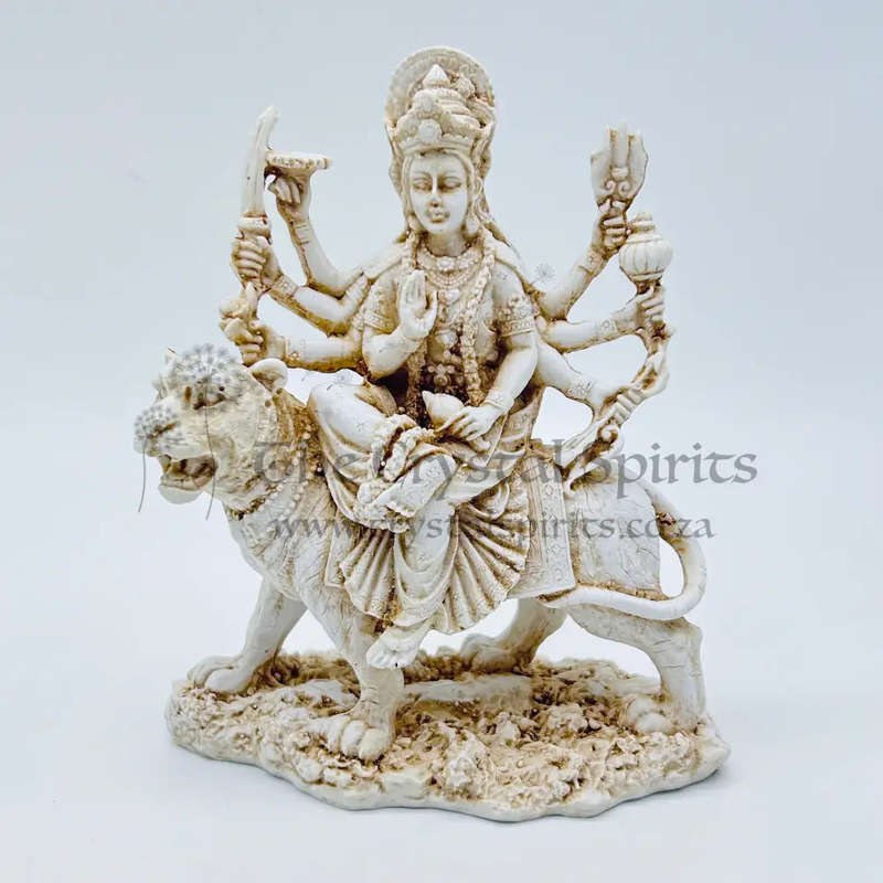 White Durga Statue
