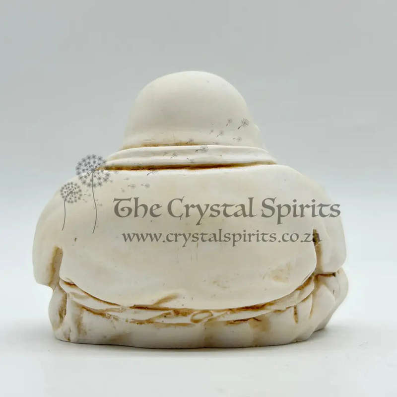 White Laughing Buddha