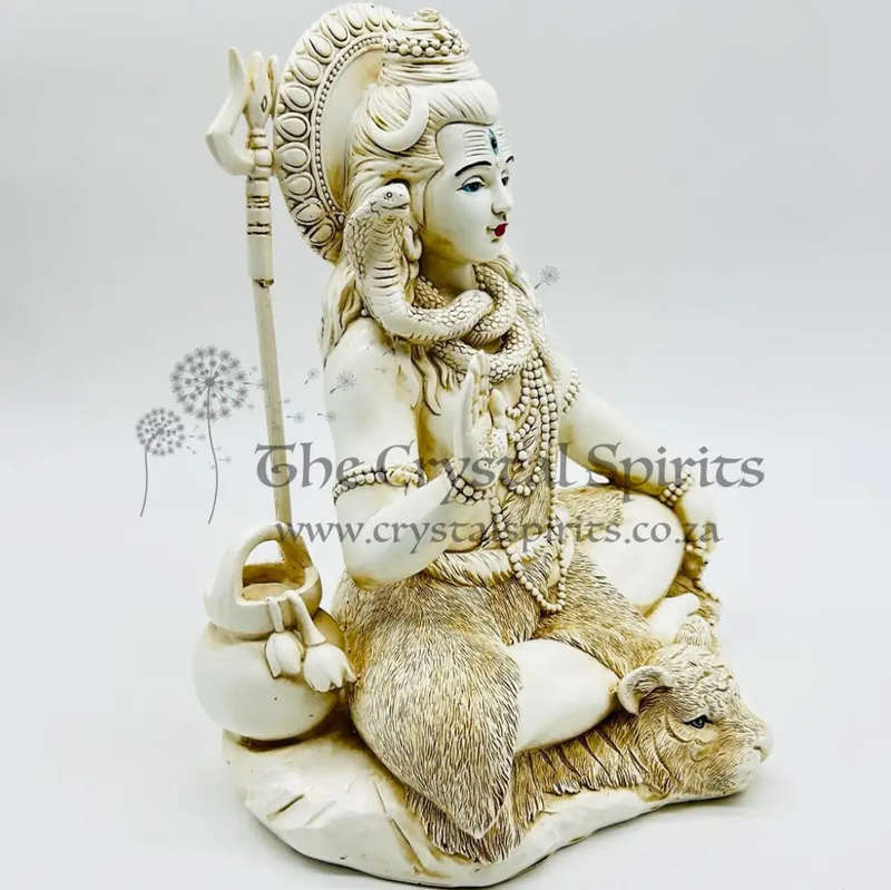 White Shiva Statue