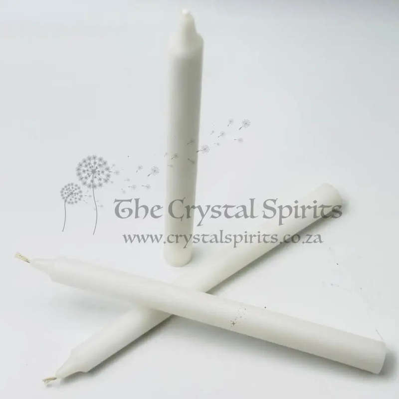 White Shrine Solid Candle